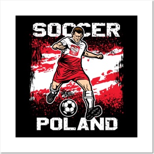 Poland Soccer Futbol Posters and Art